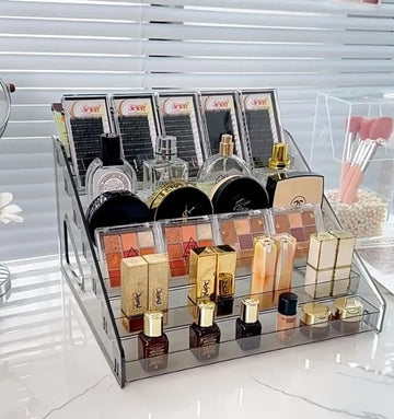 Pero Pero expositor esmaltes 7 niveles acrílico revela colores con claridad