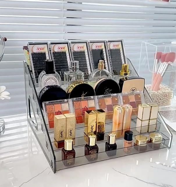 Pero Pero expositor esmaltes 7 niveles acrílico revela colores con claridad