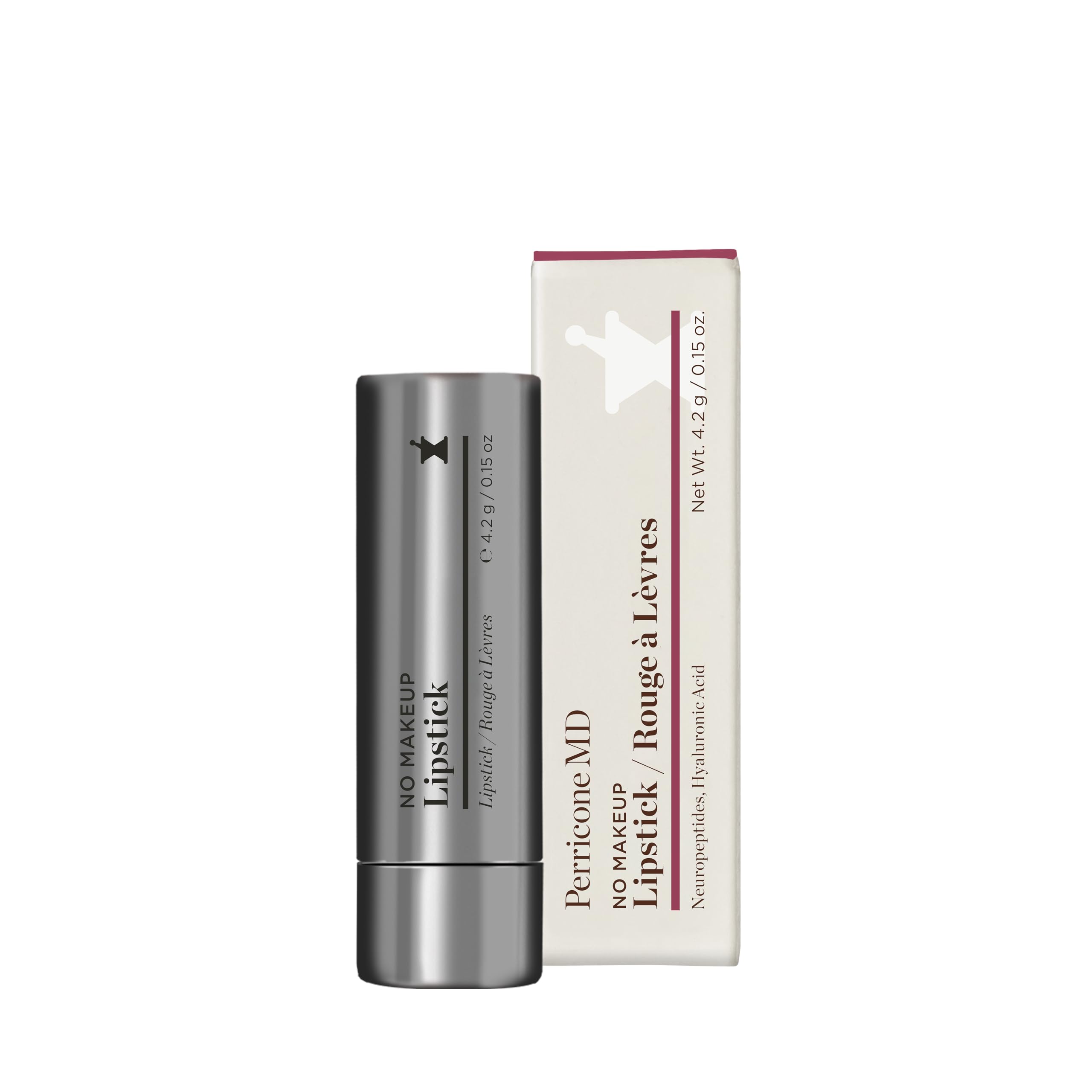 Perricone MD Barra de Labios No Maquillaje Rosa en tubo, color natural y SPF 15 para labios hidratados.