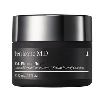 Perricone MD Cold Plasma Plus, bote de suero avanzado para tono uniforme y luminosidad.
