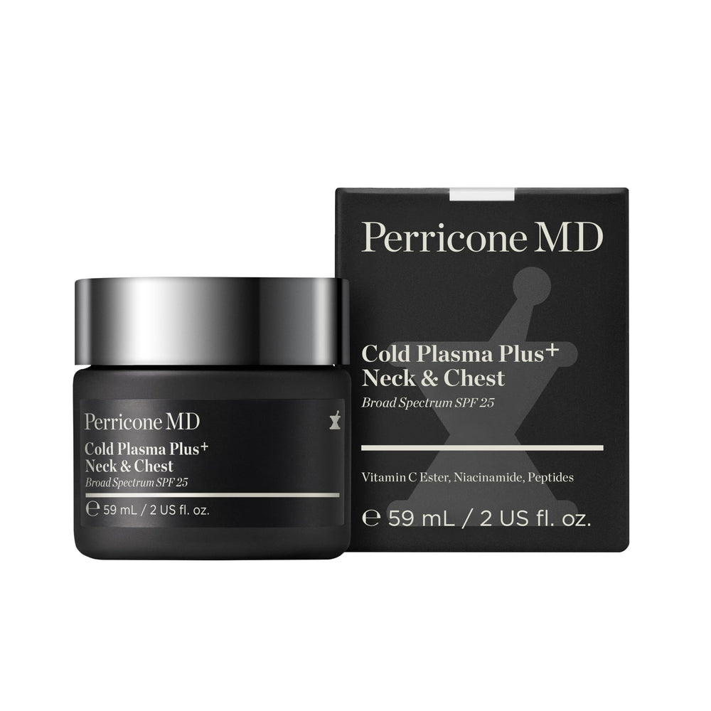 Textura ligera de Perricone MD Cold Plasma para cuello y pecho.