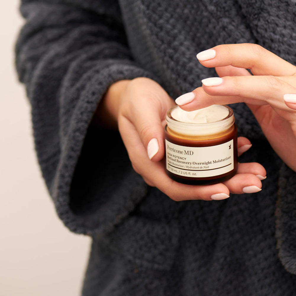Envase Perricone MD para rutina nocturna de cuidado