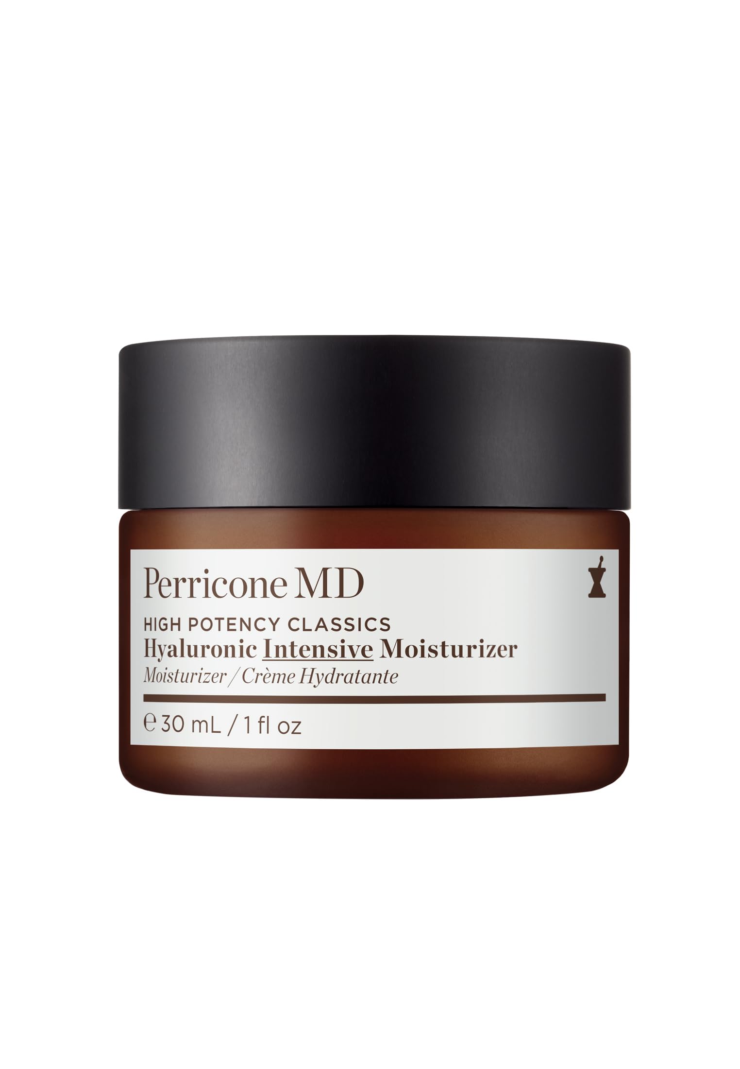 Perricone MD Hidratante Intensivo Hialurónico en frasco; hidratación profunda para la piel.