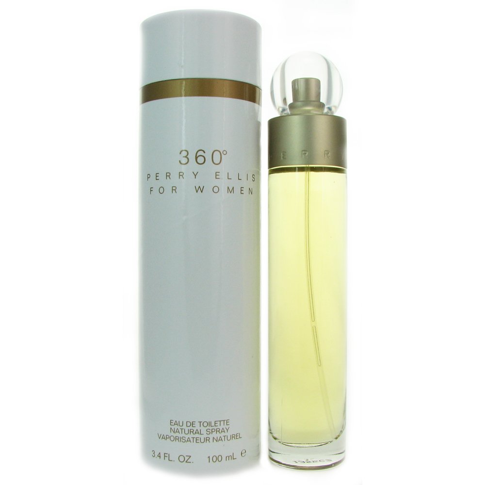 Perry Ellis 360 para mujeres, frasco de agua de toilette, ideal para uso diario.