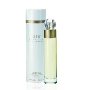 Perry Ellis 360 para mujeres, ámbar y almizcle aportan fijación suave a la piel