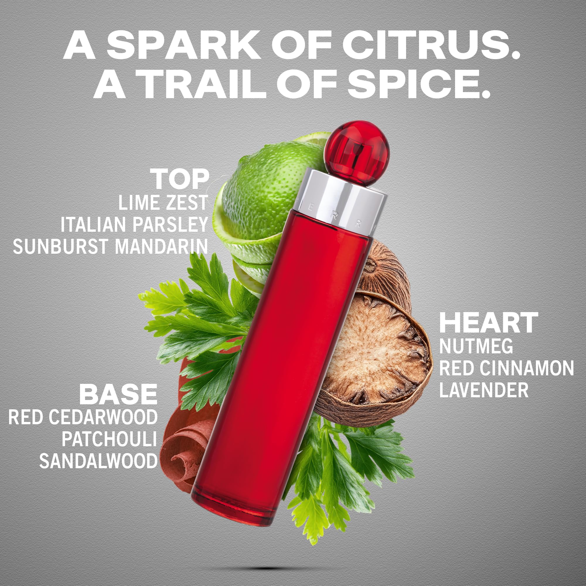 Atomizador de Perry Ellis 360 Red, aplicación precisa para salidas nocturnas.