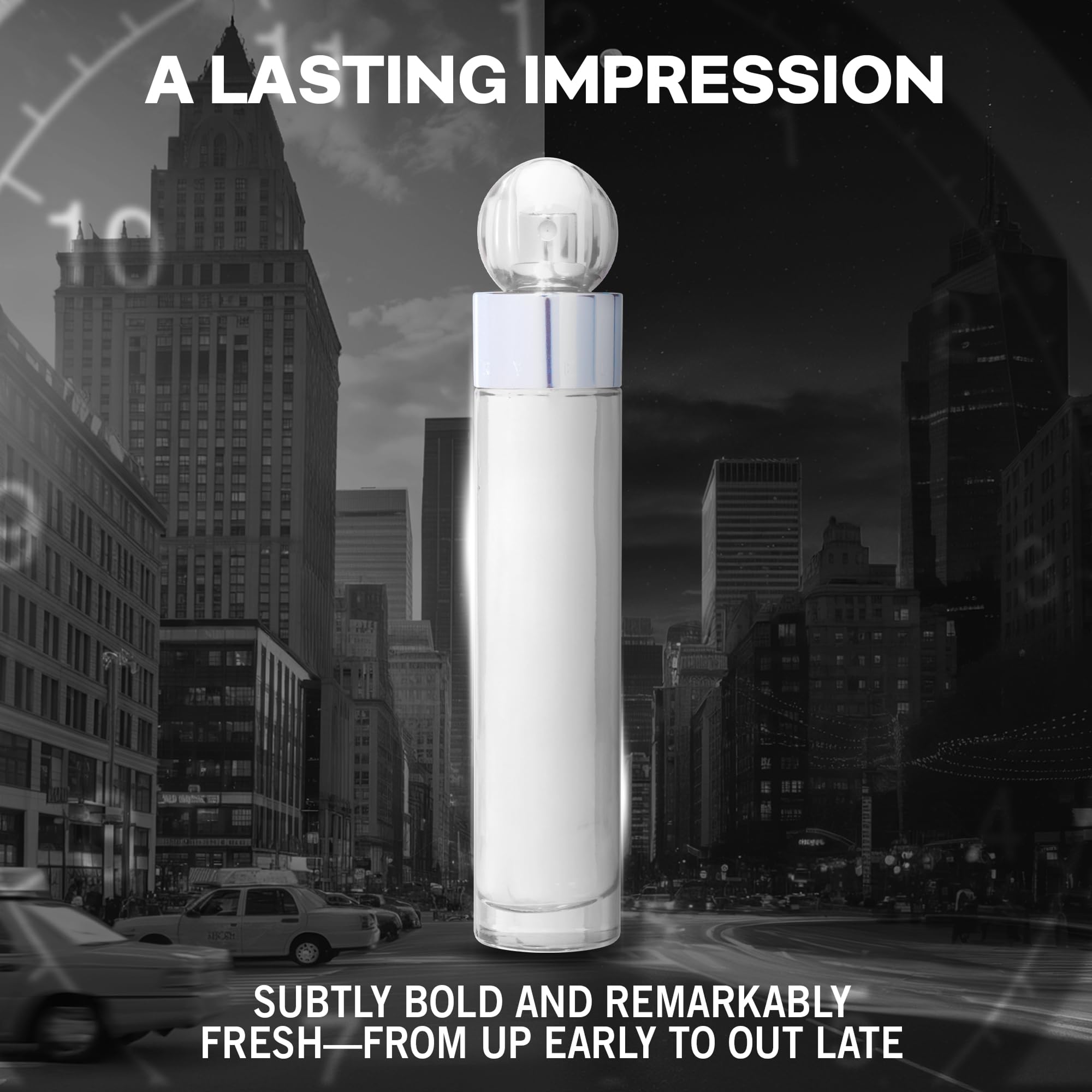 Perry Ellis 360 White: caja de empaque que transmite calidad y estilo.