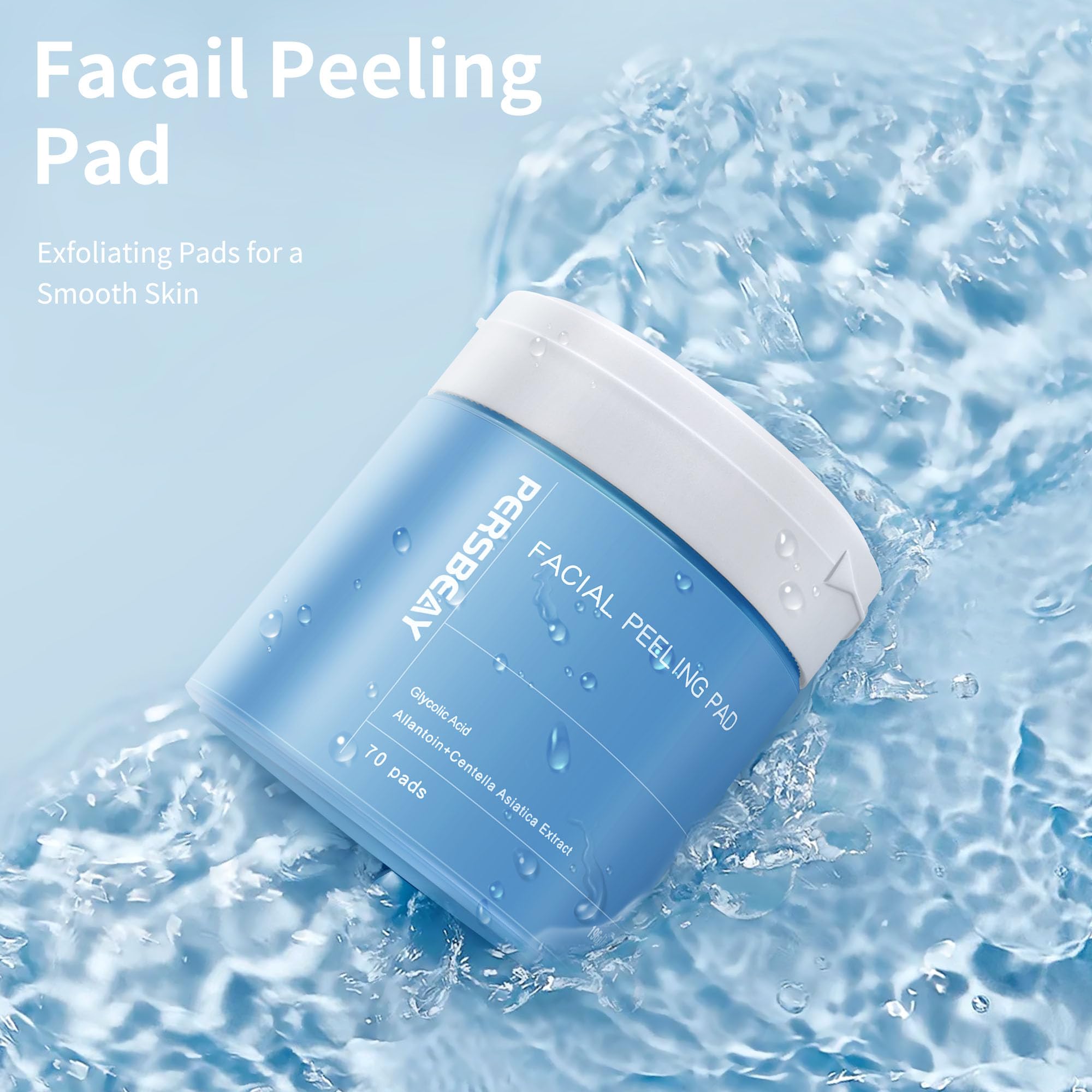 Persbeay Pads exfoliantes con ácido salicílico para poros limpios.