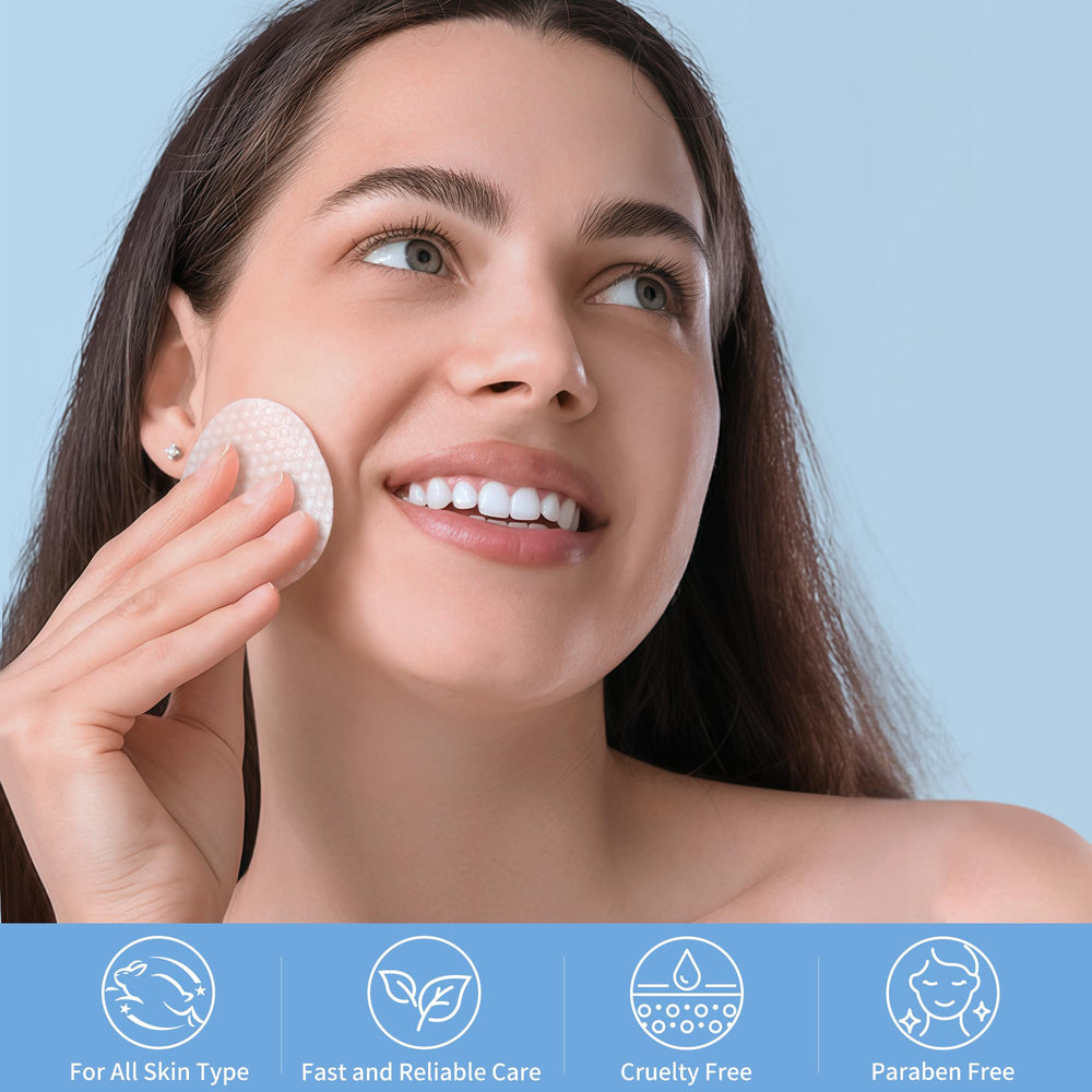 Persbeay Pads incluyen pinzas higienicas para aplicar limpiamente.