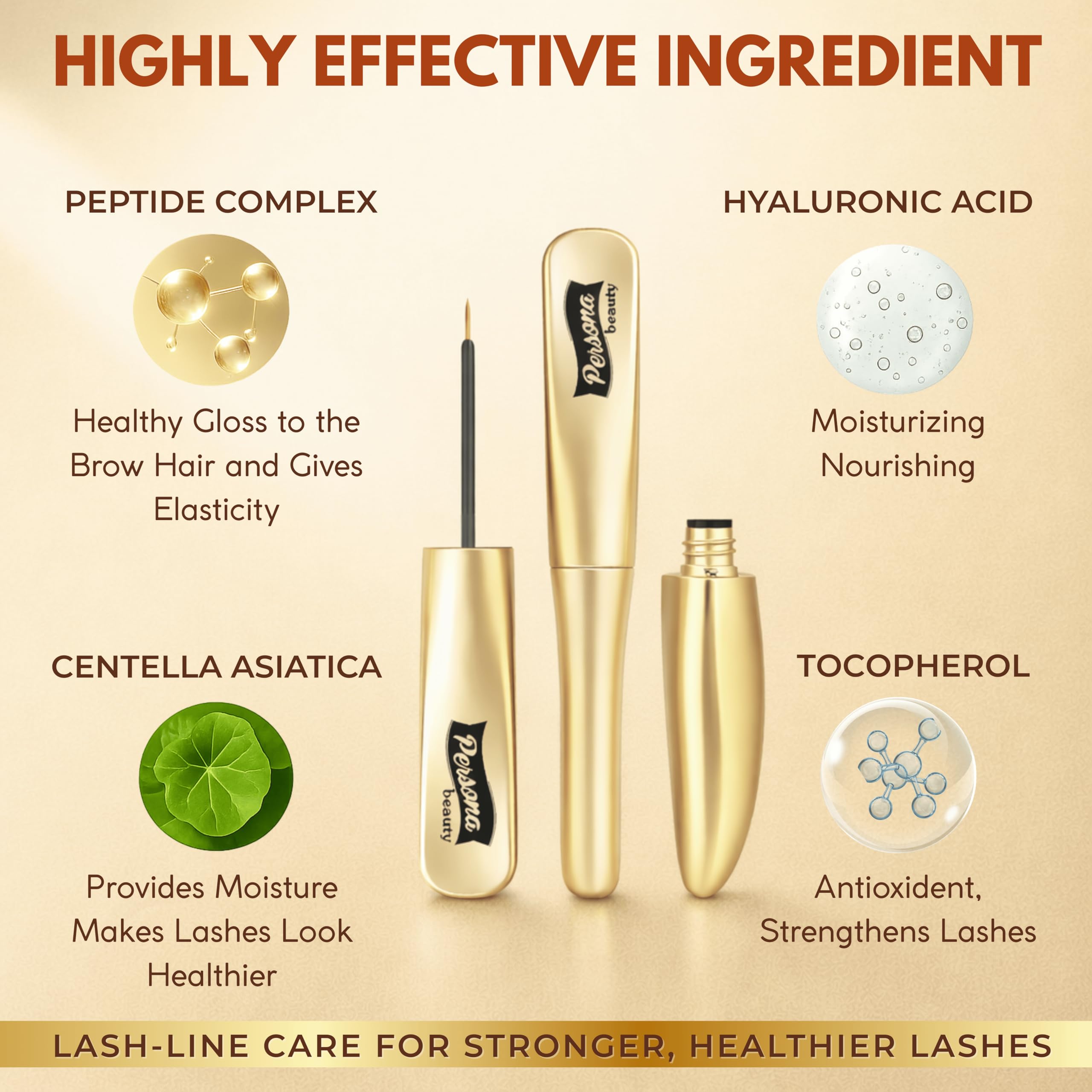 Sérum Persona Beauty utilise extraits botaniques pour soin doux.