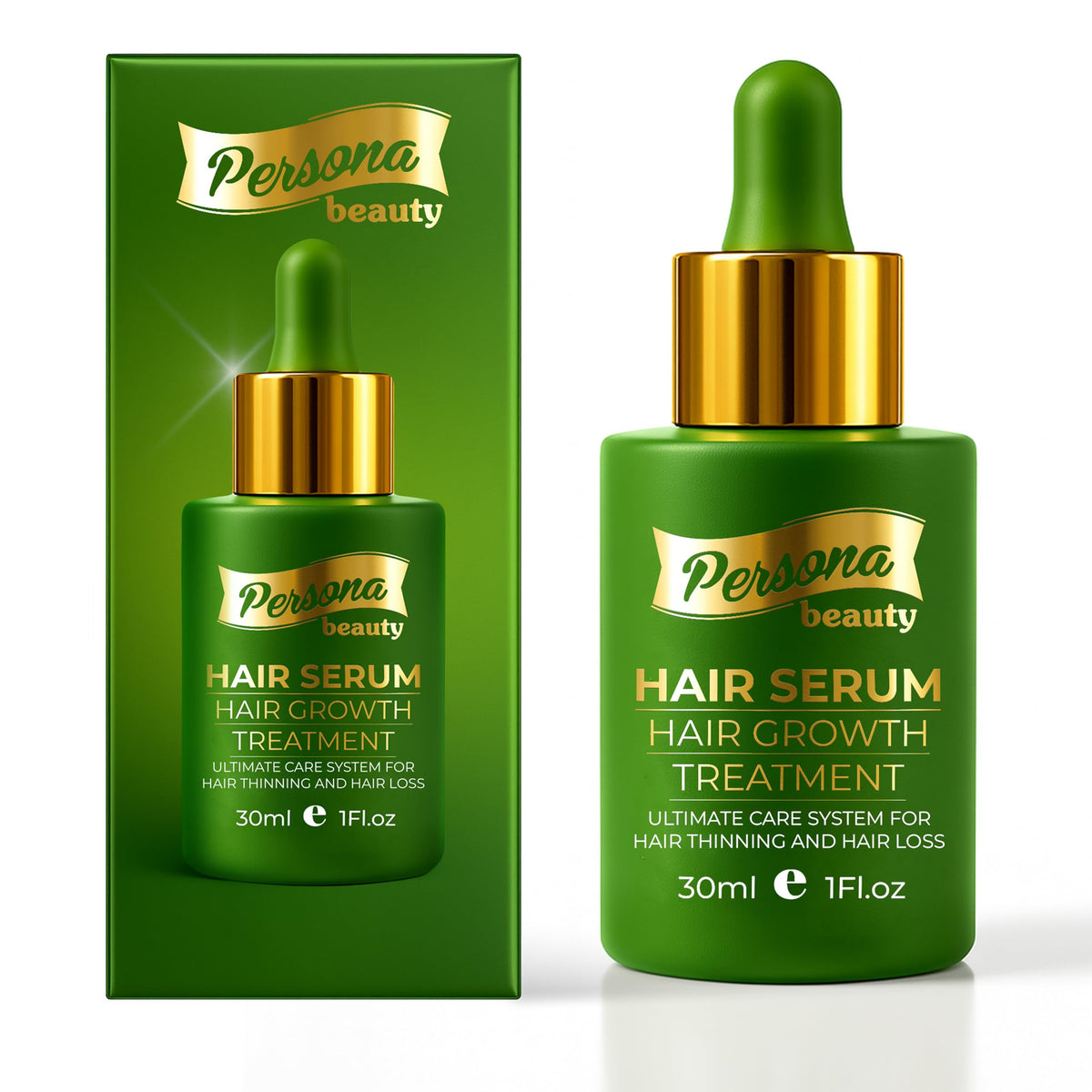 Suero de crecimiento Persona Beauty para cabello fuerte con biotina