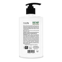 Aplicación suave de la loción de cáñamo Personal Care para uso diario.