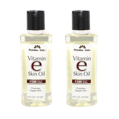 Aceite de Vitamina E de Personal Care en botella para hidratar y suavizar la piel, uso diario.