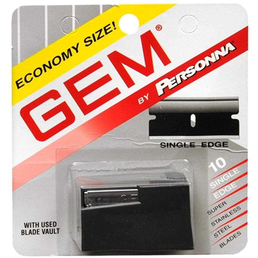 Personna Gem: dispensador para extraer cuchillas con control.