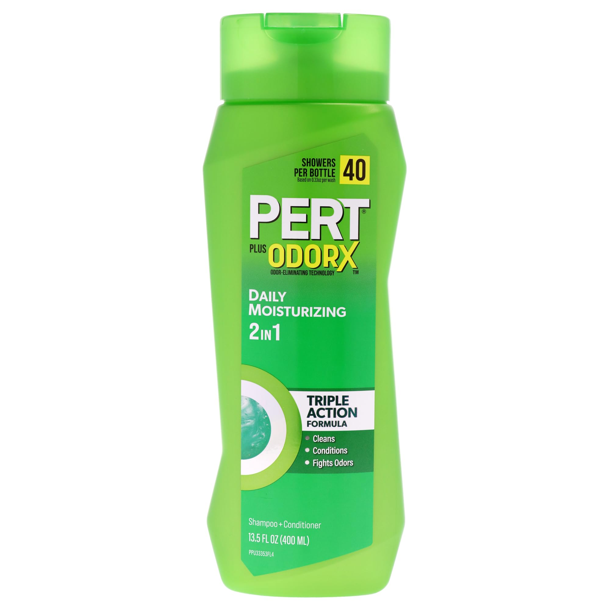 Pert Plus dos en uno en botella para cabello normal, uso diario suave.