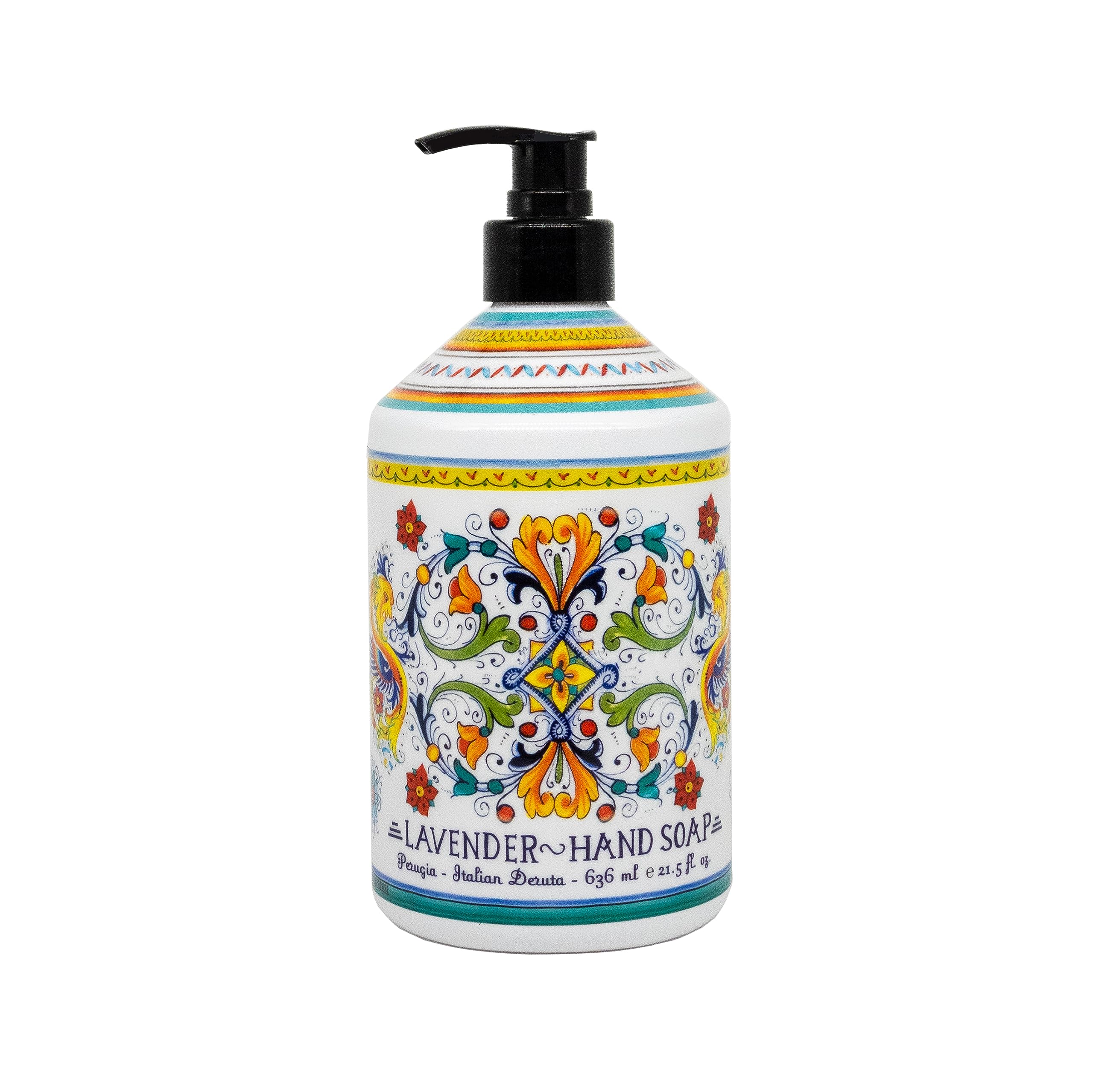 Perugia Deruta Jabón de Mano Verbena de Limón: limpieza fresca y aroma cítrico.