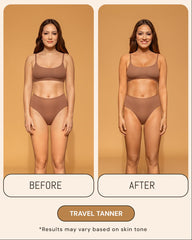 Peta Jane Tan Extender Lotion, fórmula vegana y libre de crueldad para piel sensible.