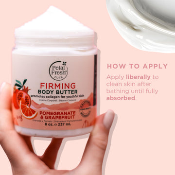 Petal Fresh bote crema cuerpo 8oz, tamaño práctico para casa.