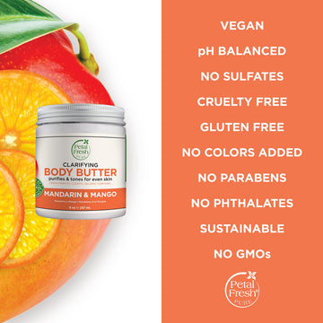 Petal Fresh Manteca vegana, libre de crueldad para uso diario.
