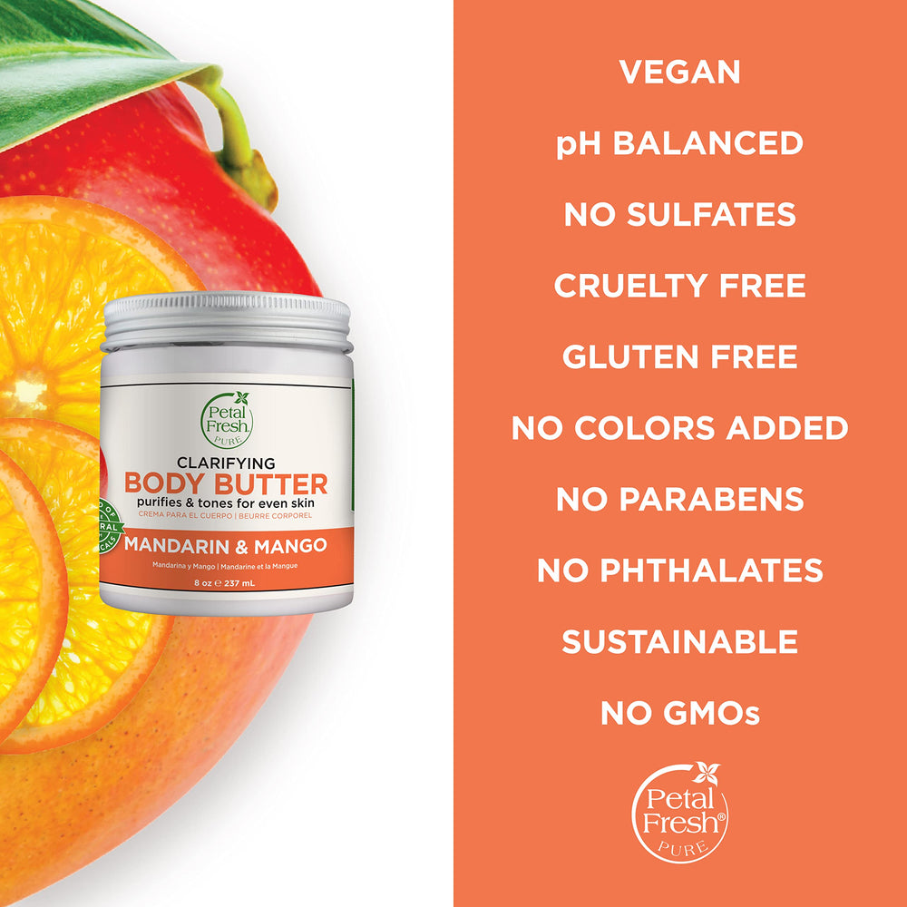 Petal Fresh Manteca vegana, libre de crueldad para uso diario.