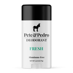 Pete & Pedro Fresh desodorante en botella, aroma fresco para uso diario