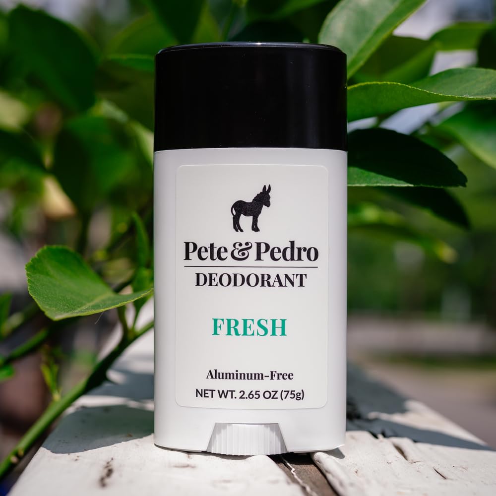Pete & Pedro Fresh etiqueta destacada con diseño limpio