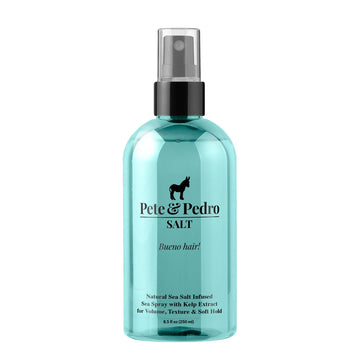 Pete & Pedro SALT, botella frontal, volumen instantáneo para cabello.