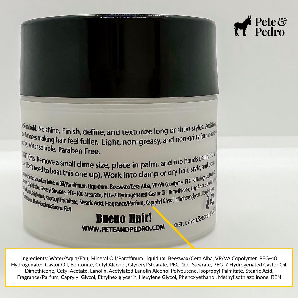  Pete & Pedro ideal para cabello fino, aporta cuerpo sin apelmazar.