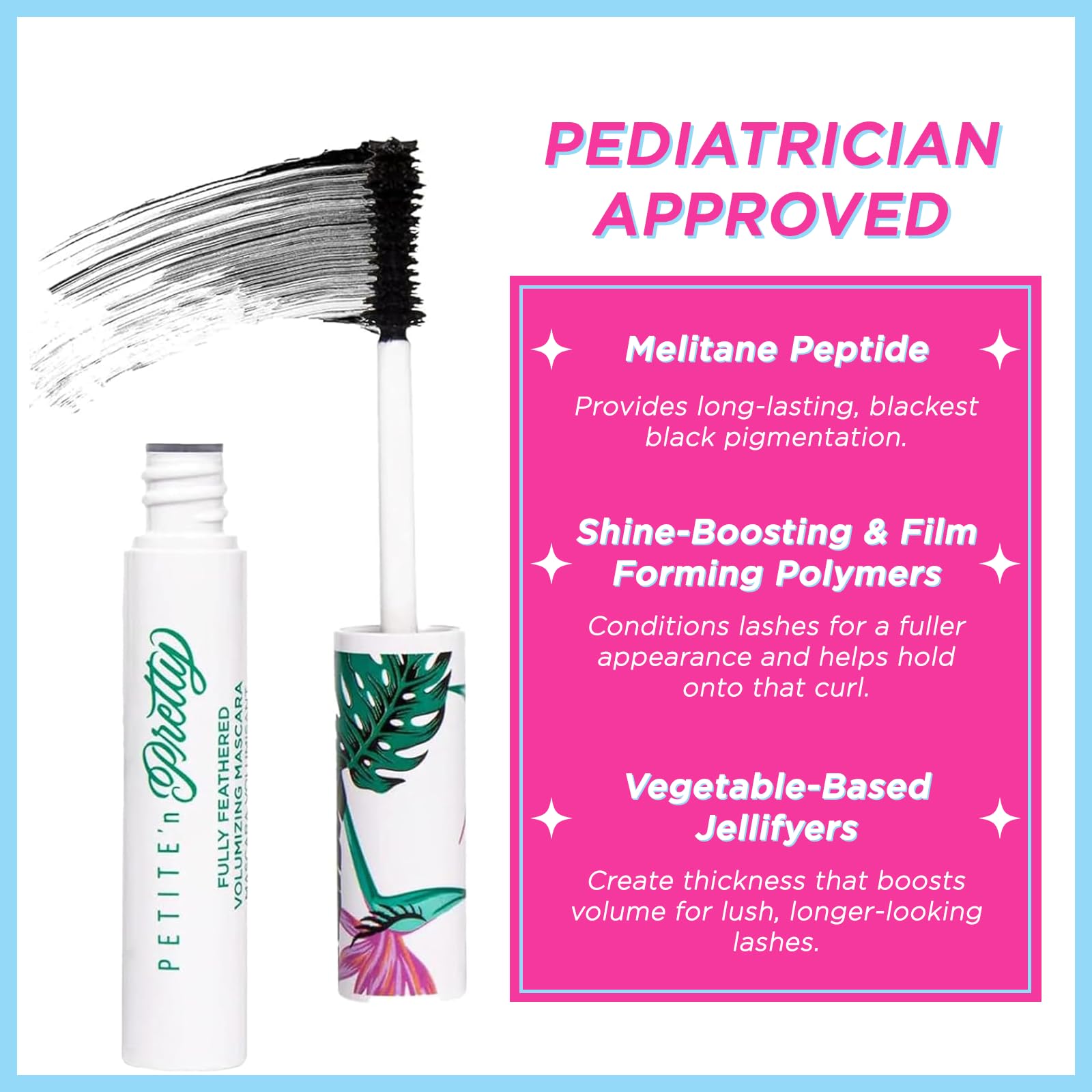 Petite 'N Pretty Glow Basics Ingredientes seguros para piel sensible