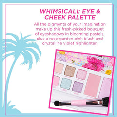 WhimsiCali iluminador violeta cristalino para resaltar rasgos.
