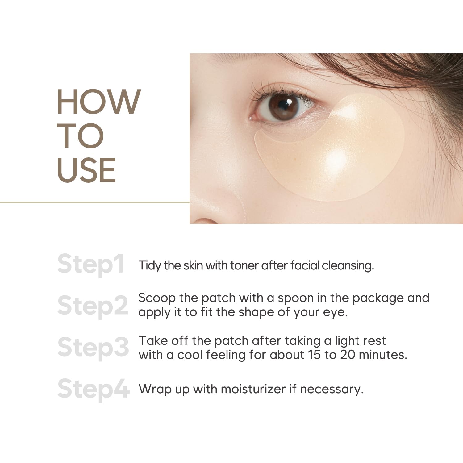 Petitfee multi-zone eye patch demonstrates versatile use for eyes and beyond.
