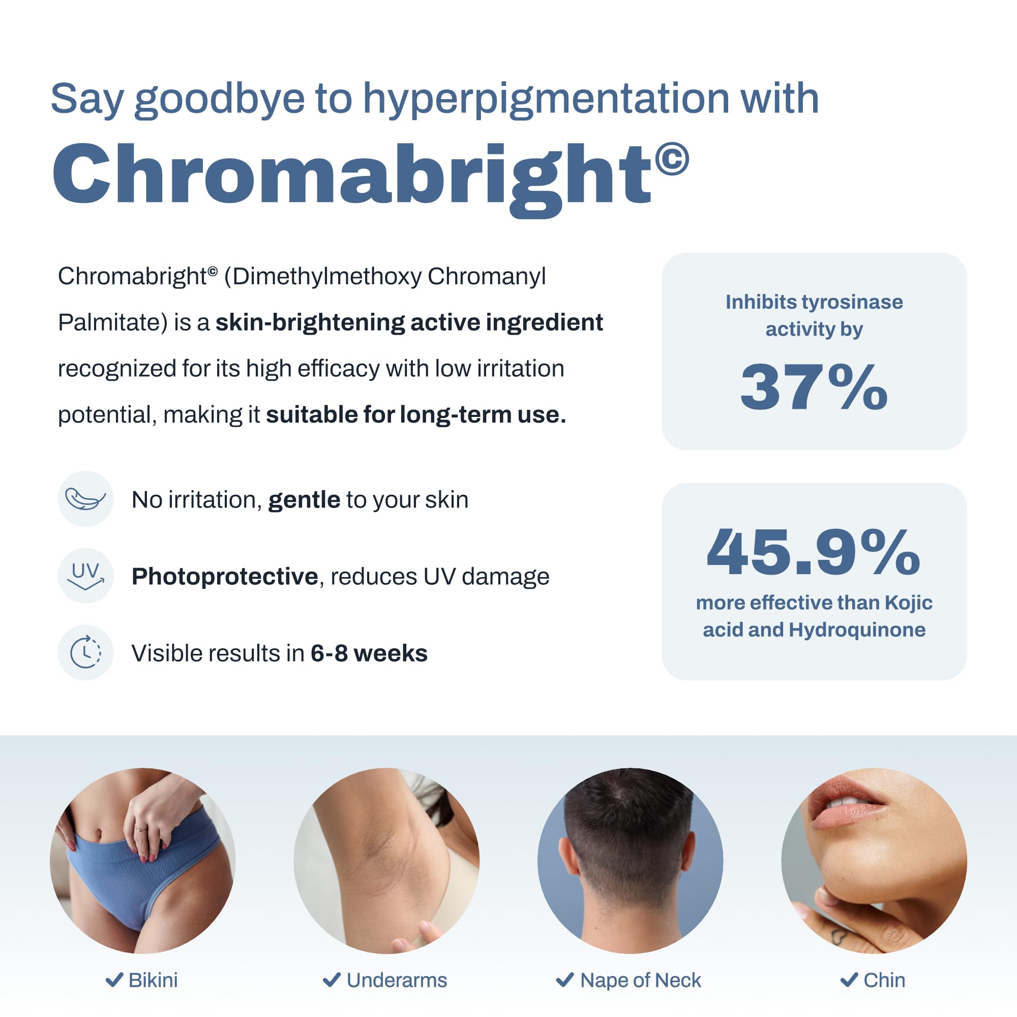 PFB Vanish, etiqueta frontal con Chromabright para manchas visibles.
