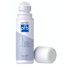 PFB Vanish Ultra Roll-On con Chromabright para piel suave y uniforme.