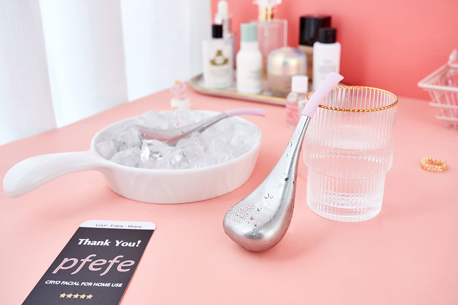 pfefe Cryo Sticks acero inoxidable: durabilidad y fácil limpieza.