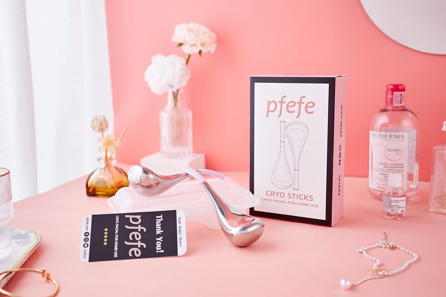 pfefe Cryo Sticks frescura matutina: sensación fresca al despertar.