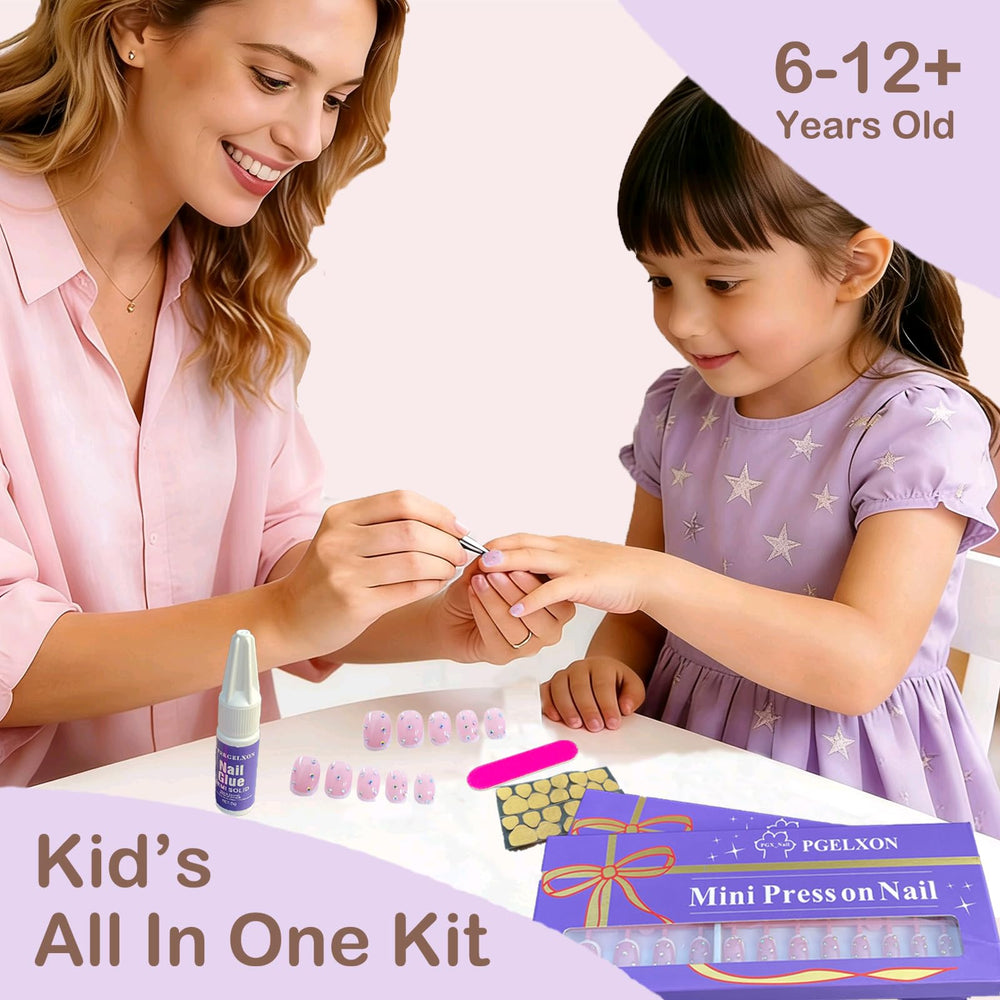 Estuche regalo PGELXON para uñas postizas infantiles