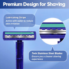 Manche antidérapant Phafaloop pour une prise sûre sous la douche.