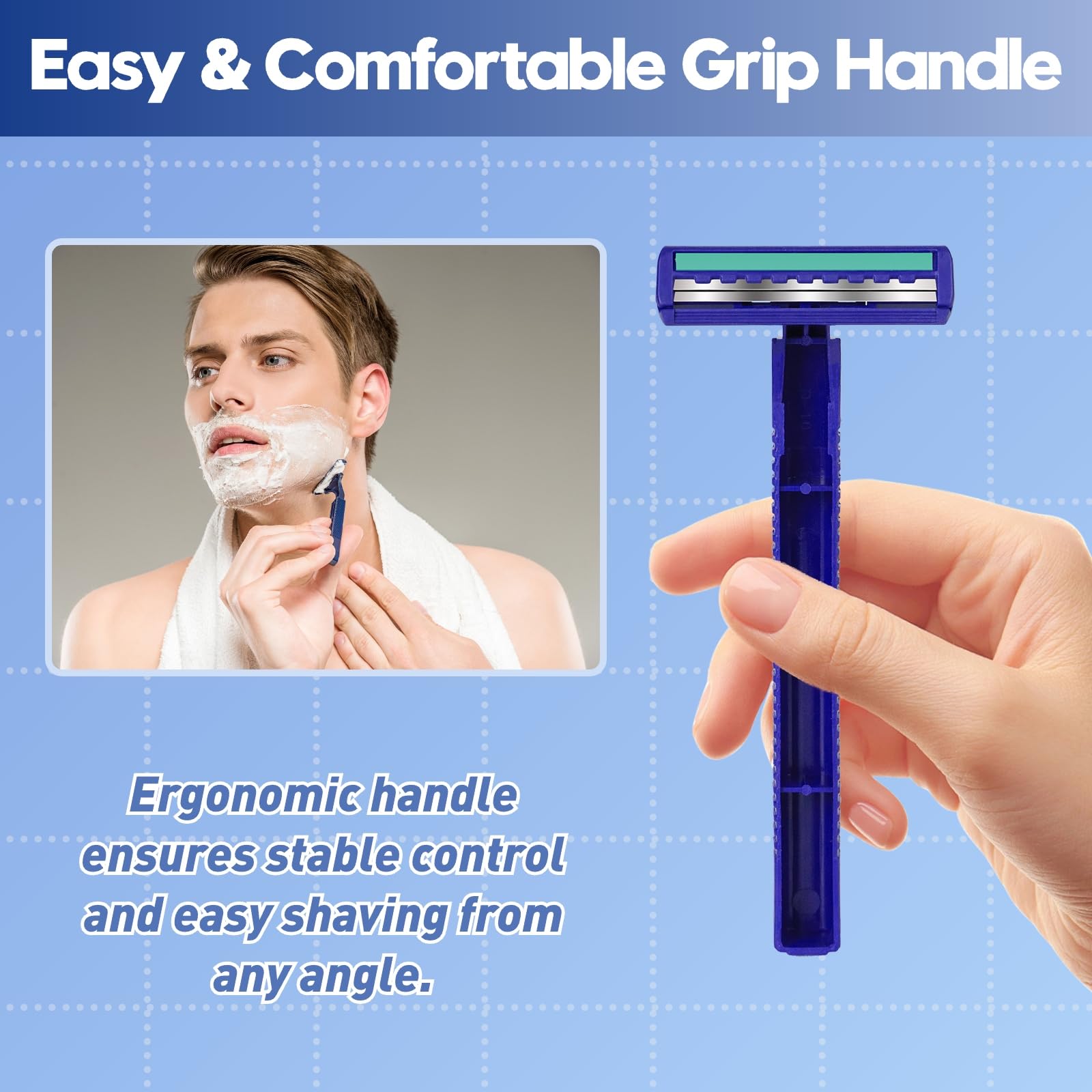 Rasoir Phafaloop compact et pratique pour les voyages et déplacements.