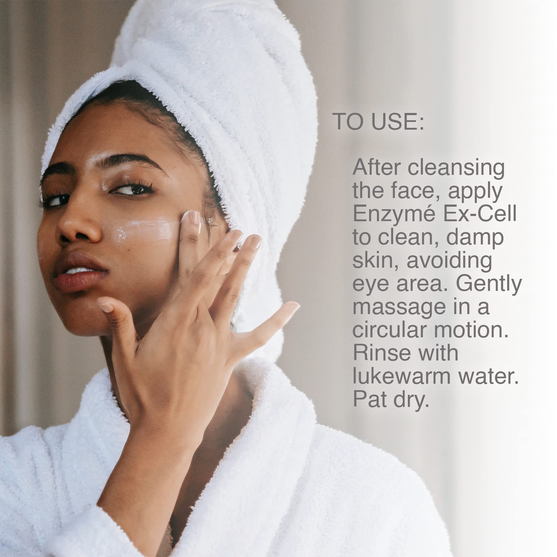Pharmagel Enzyme Ex-Cell, utilisation visage et corps: exfoliation polyvalente.