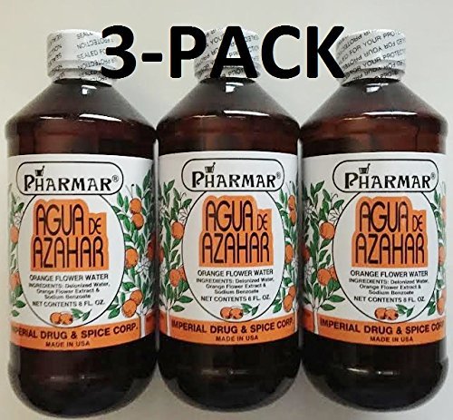 Pharmark Agua de Azahar, botella frontal, ideal para ritual de aromaterapia y uso culinario suave.