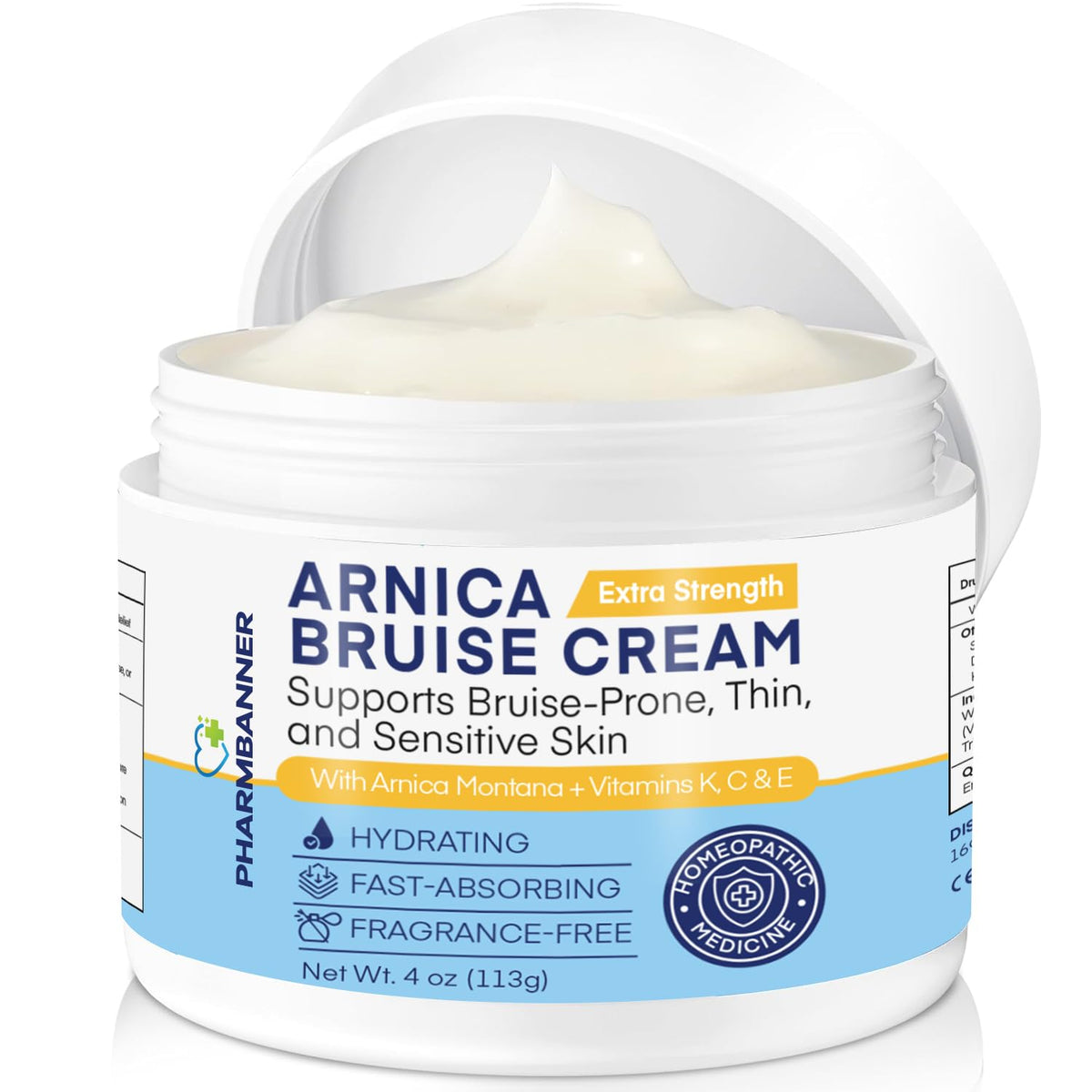 PHARMBANNER Arnica para hematomas de rápida acción, ideal para contusiones leves.