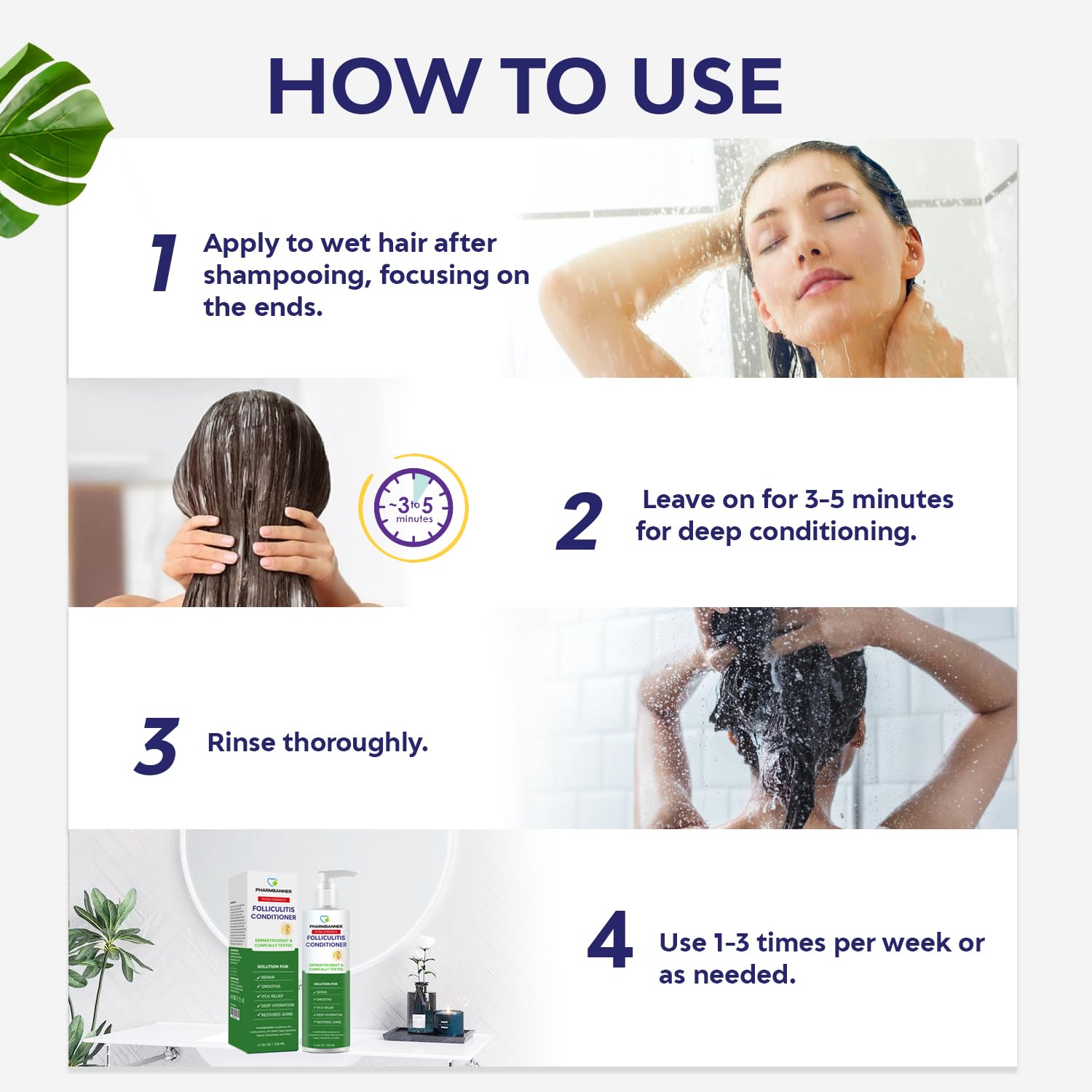 PHARMBANNER colageno-condicionador-nutritivo: aporta nutrición para cabello fuerte.