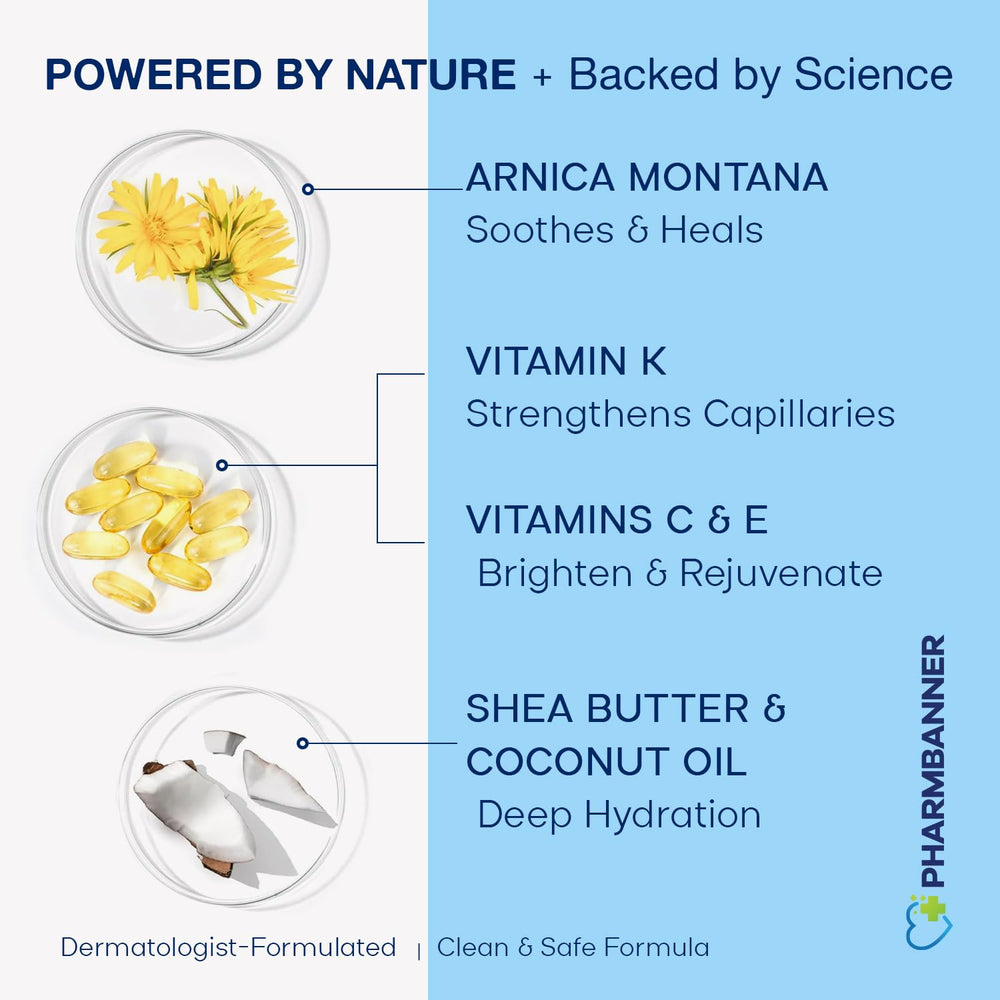 PHARMBANNER Crema hidratante sedosa, de rápida absorción para rostro y cuerpo.