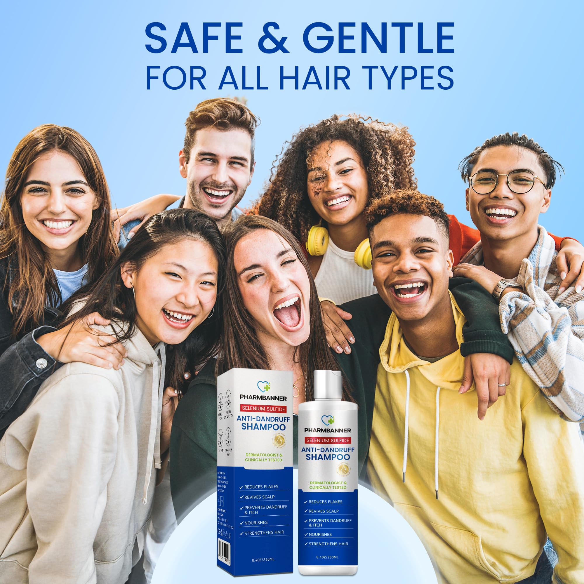 PHARMBANNER uso diario apto para cabello teñido y variantes