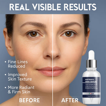 Pharmlitalia Collagen-Boost serum application indicating firming potential.