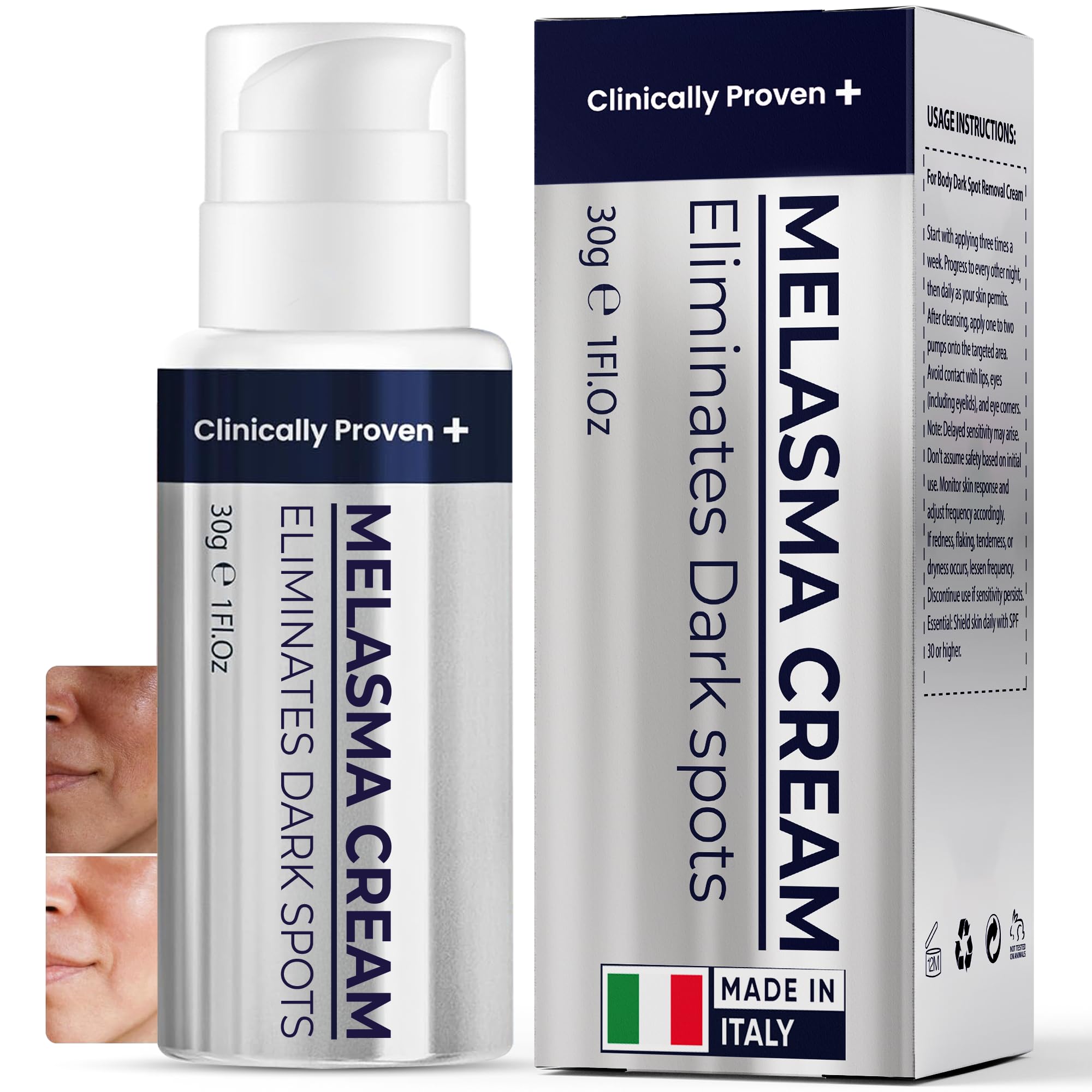 Pharmlitalia Melasma crema rostro ayuda a igualar el tono de piel.