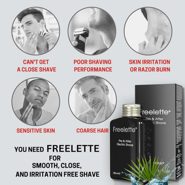 Pherolink Freelette post-afeitado loción: calma la piel tras el afeitado y reduce irritación.