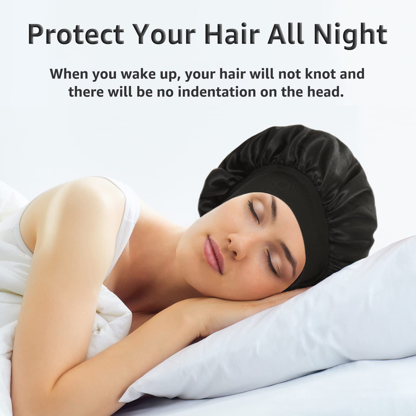 PHILIGHTS bonete protección nocturna del cabello para rizos y trenzas
