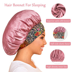 PHILIGHTS bonete satén suave reduce fricción nocturna para el cabello