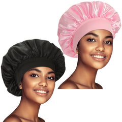 PHILIGHTS satin bonnet para dormir, protege el cabello y evita enredos.